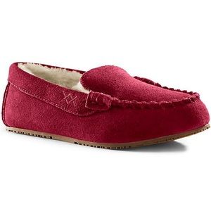 Kids Suede Leather Moccasin Slippers